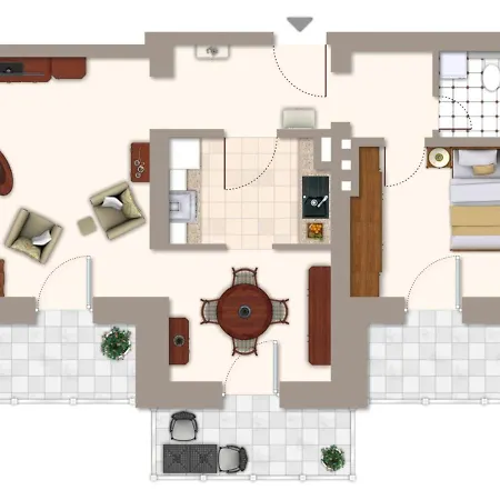 Ferienwohnungen Zeno Villa Rinck Rinckstrasse 13 Appartement *
